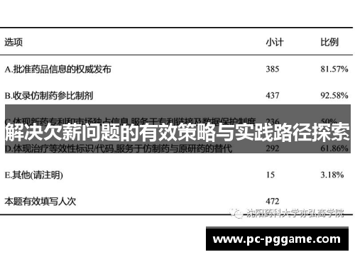 解决欠薪问题的有效策略与实践路径探索 解决欠薪问题的有效策略与实践路径探索