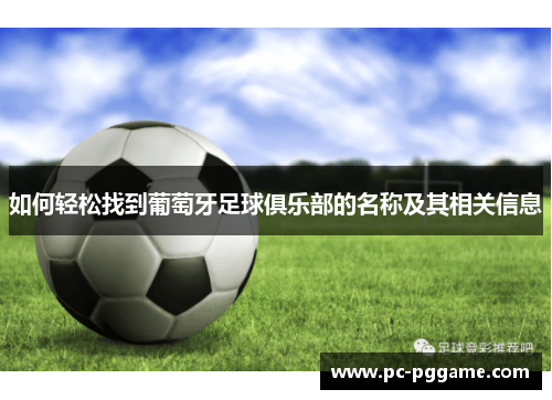 如何轻松找到葡萄牙足球俱乐部的名称及其相关信息